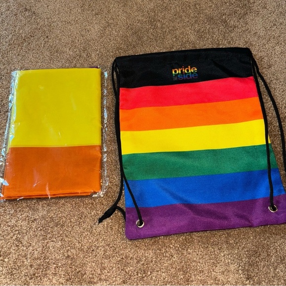 Piece Set Flag and Pride Cinch Bag UNISEX - Picture 2 of 3